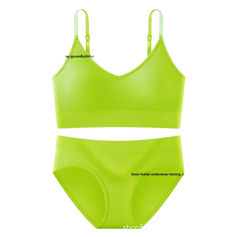 Lunelle ribbed comfort set- Bra & Brief