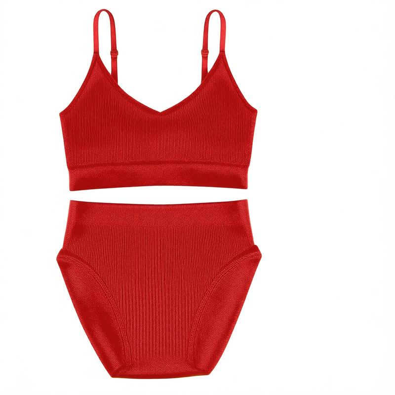Lunelle ribbed comfort set- Bra & Brief