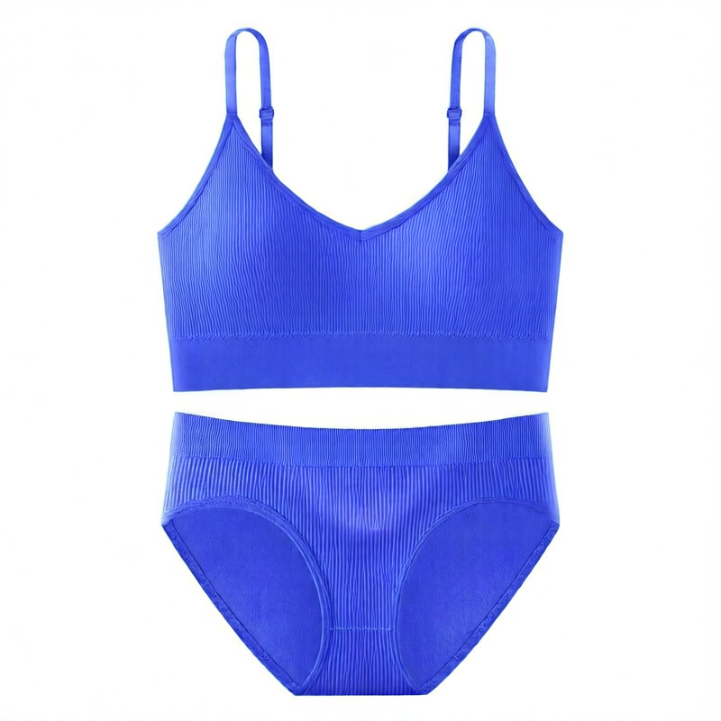 Lunelle ribbed comfort set- Bra & Brief
